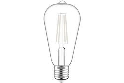 Avide LED Birne White Filament ST64 8.5W E27 WW 2700K