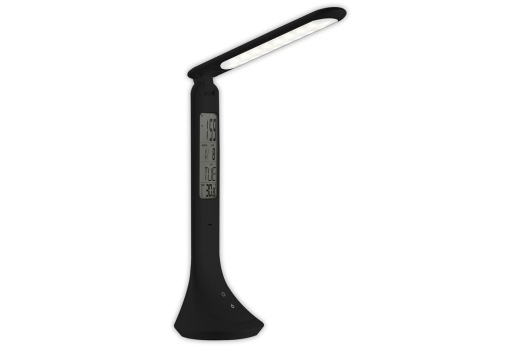 Avide LED Tischleuchte Kalender Schwarz 5W