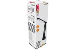 Avide LED Tischleuchte Hugo Schwarz 6W Kalendar