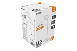 Avide LED Schreibtischlampe Minimal Weiß 4W 250lm