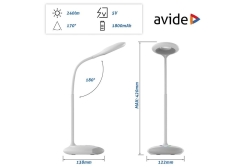Avide LED Tischleuchte RGB Weiß 4W 250lm