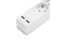 Entac Steckdosenleiste 3fach mit USB 1,5m Schalter weiß