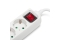 Entac Steckdosenleiste 3fach mit USB 1,5m Schalter weiß