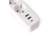 Entac Steckdosenleiste 3fach 2x USB-A & 1 USB-C, 1,5m weiß