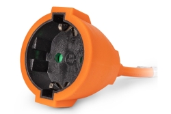 Entac Verlängerungskabel 10m orange IP20
