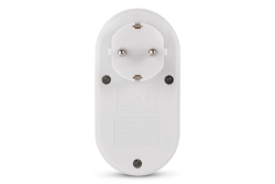 Entac Steckdosenadapter + 2x USB-A weiß