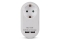 Entac Steckdosenadapter + 2x USB-A weiß