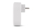 Entac Steckdosenadapter + 2x USB-A weiß