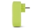Entac Steckdosenadapter + 2x USB-A lime