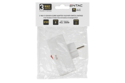 Entac Steckdosenadapter 2x Euro 1x Schukon Schalter...