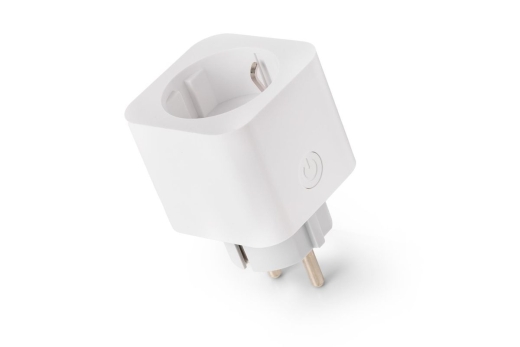 Entac WIFI Steckdosenadapter mit Leistungsmesser weiß