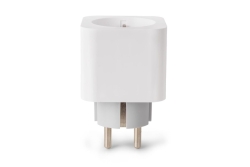 Entac WIFI Steckdosenadapter mit Leistungsmesser weiß