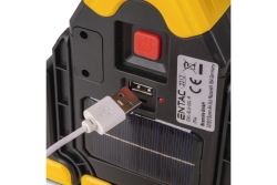Entac Warnleuchte Solarfunktion 1800 mAh