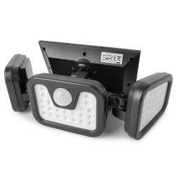 Entac Wandlampe outdoor mit PIR & Solarfunktion 3fach