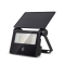 Entac LED-Flutlicht Akku und Solarfunktion 400lm PIR-Sensor