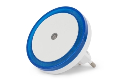 Entac Nachtlicht 0.5W Kreis CW Blue Dämmerungssensor