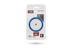 Entac Nachtlicht 0.5W Kreis CW Blue Dämmerungssensor
