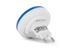 Entac Nachtlicht 0.5W Kreis CW Blue Dämmerungssensor
