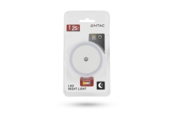 Entac Nachtlicht 0.5W Kreis WW White Dämmerungssensor