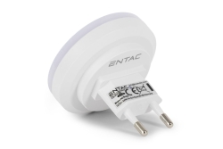Entac Nachtlicht 0.5W Kreis WW White Dämmerungssensor