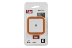 Entac Nachtlicht 0.5W quadrat. WW Orange...