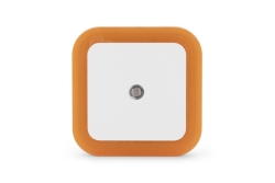 Entac Nachtlicht 0.5W quadrat. WW Orange Dämmerungssensor