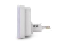 Entac Nachtlicht 0.5W quadrat. CW White Dämmerungssensor