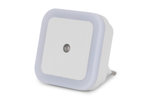 Entac Nachtlicht 0.5W quadrat. WW White Dämmerungssensor
