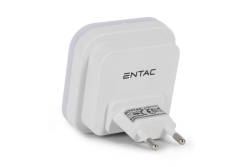 Entac Nachtlicht 0.5W quadrat. WW White Dämmerungssensor