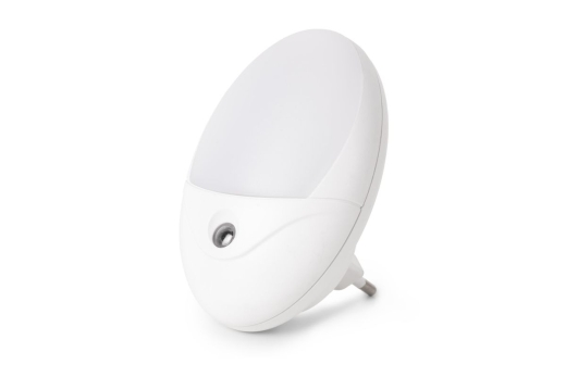 Entac Nachtlicht 0.5W Oval WW White Dämmerungssensor