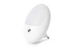 Entac Nachtlicht 0.5W Oval WW White Dämmerungssensor