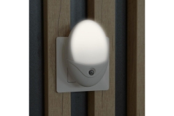 Entac Nachtlicht 0.5W Oval WW White Dämmerungssensor