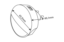 Entac Nachtlicht 0,8W CDS Dämmerungssensor(ohne PIR Sensor)