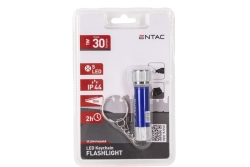 Entac Taschenlampe 5LED Schlüsselanhänger Blau