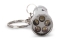 Entac Taschenlampe 5LED Schlüsselanhänger Silber