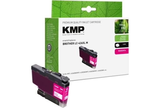 KMP Patrone Brother LC426XLM magenta 5000 Seiten remanufactured