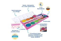 Pelikan Deckfarbkasten 735K/12 Pink