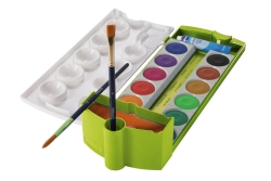 Pelikan Wasserbox Grün mit Pinselhalter