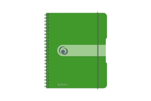 Herlitz Spiralblock to go PP-Cover A5 80 Bl. Apfel