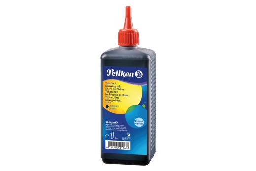 Pelikan Tusche A 1000ml Ton 17 Schwarz