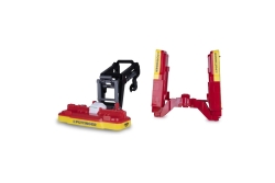 Jamara Mähwerke rot m. Frontlader f. RC-Traktor 1:24S