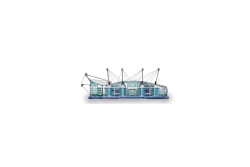 Jamara CaDA Etihad Stadion Manchester City FC 1:400 Bricks