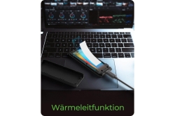 Geh. IcyBox Spade Case 1805 NVMe M.2 USB 3.2 Gen 2 Type-C