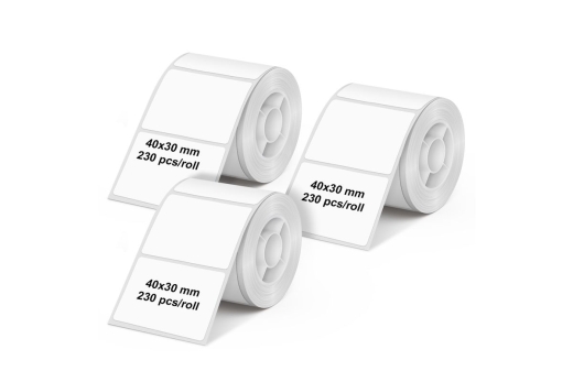 Olympia Etikettenrolle für PM220 3er Pack weiss