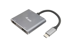 Equip Adapter USB-C->2xHDMI,3.2Gen1 100W PD,USB-C MST Adapte