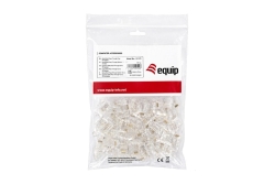Equip Steckersatz Cat6 RJ45 UTP ungeschirmt 100Stk transpare