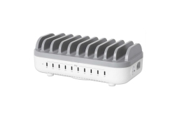 MANHATTAN 10-Port USB-Power Delivery-Ladestation 200W