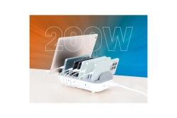 MANHATTAN 10-Port USB-Power Delivery-Ladestation 200W