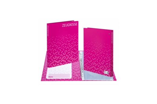 HERMA Zeugnisringbuch Karton pink