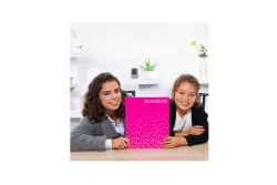 HERMA Zeugnisringbuch Karton pink